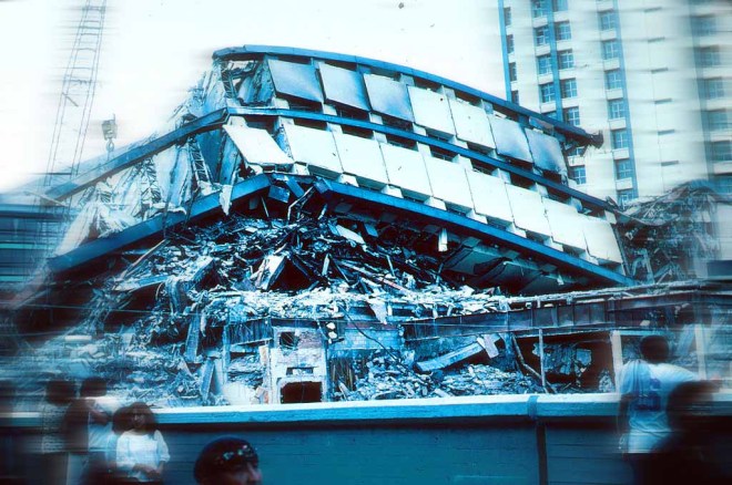 Las famosas torres Pina Suarez también se vieron afectadas por el terremoto de 1985